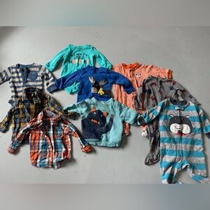 Carter's Baby Boy Shirts & Sleeper Bundle